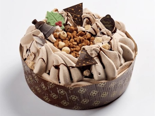 Hazelnoot praline ijstaart