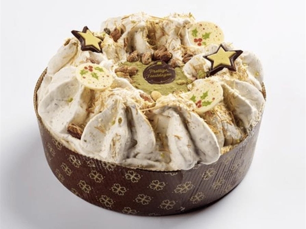 Dubai witte chocolade ijstaart